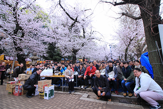 2016年4月　靖国神社で花見会